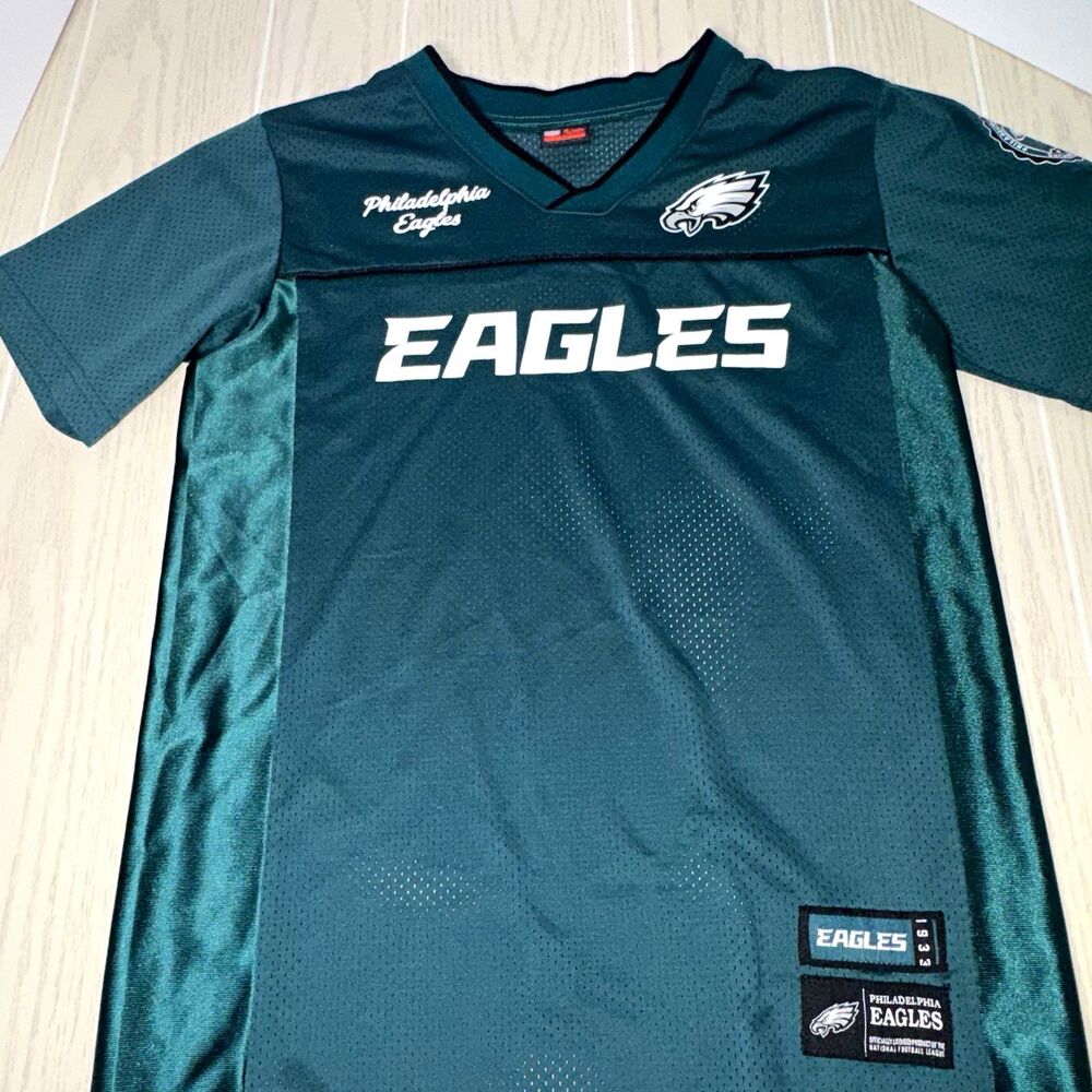 Ultra GAME NFL Philadelphia Eagles Green Jersey Unisex Children Size XS